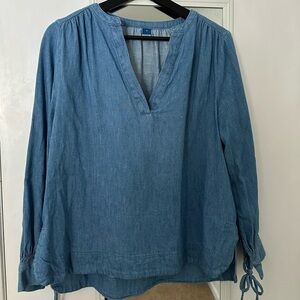 Old Navy Light Blue Denim Top